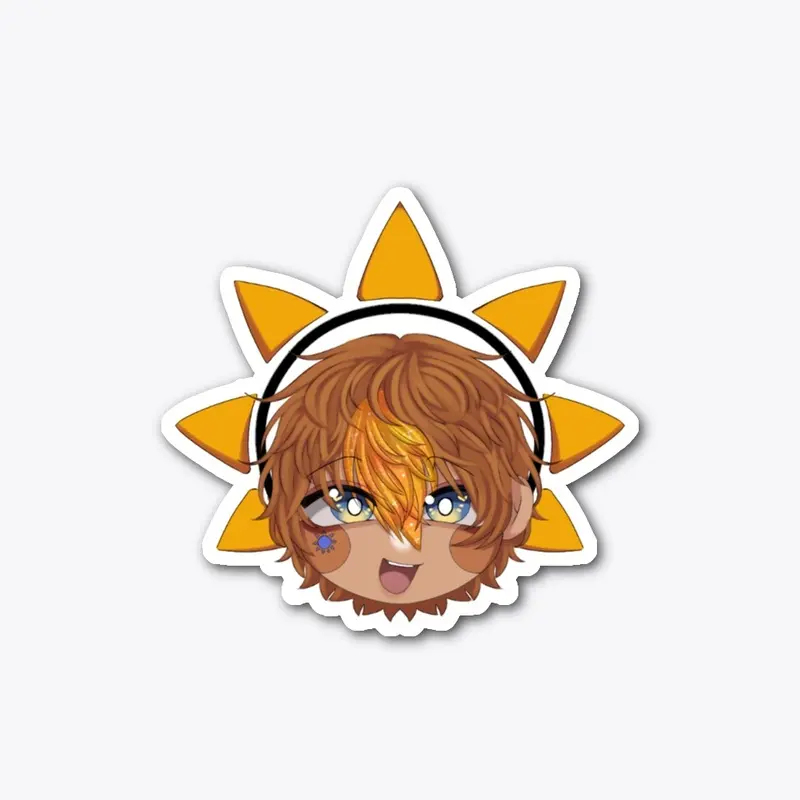 Sun Sticker By Devi