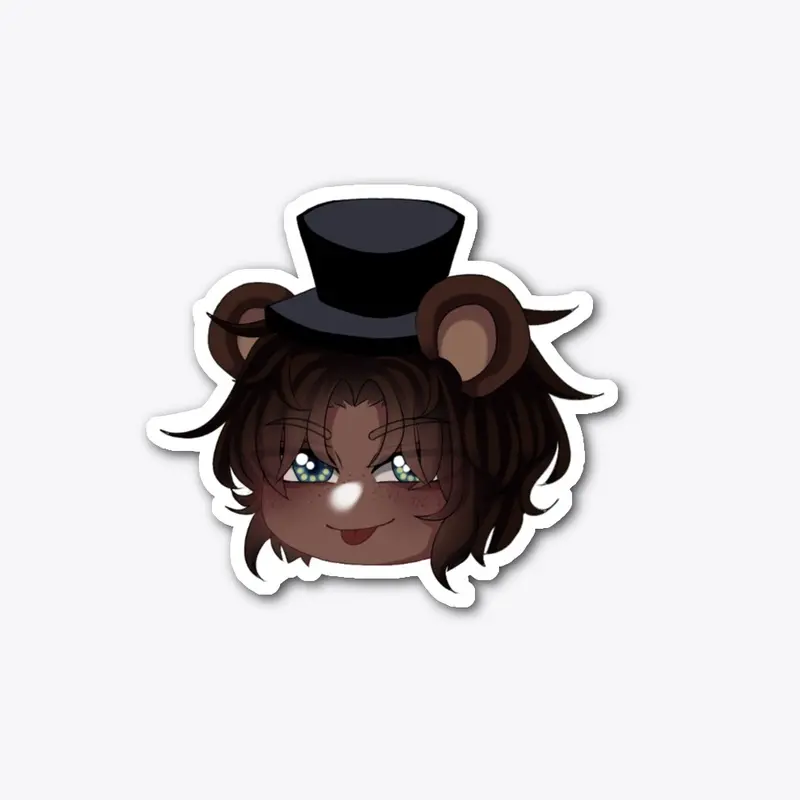 Humanized Freddy Sticker